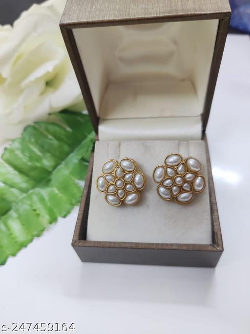 floral studs for women
