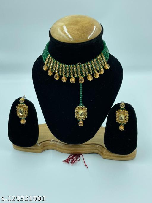 Khushi-Kempu-Stone-Green-Colour-Jewellery-Set