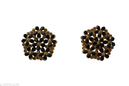 Kalpit Latest, Modern, Fancy, New collection of studs, Black color beautiful antique trendy tops