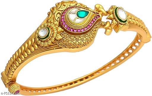 Real-Un-Real Designer Antique Rose Gold Bracelet For Women And Girls