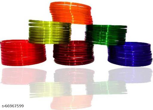 Mahakal ji glass bangle resam multicolor bangles for women & girls (pack of 48)