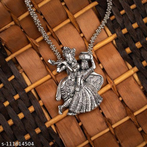 Oxidize-Radha-krishana-Pendant-Necklace-for-Girls-&-Women