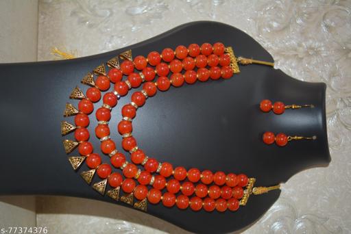 The-Art-Traditional-Stylish-Necklace-Jewellery-Set-with-Stud-Earrings-for-women-and-Girls