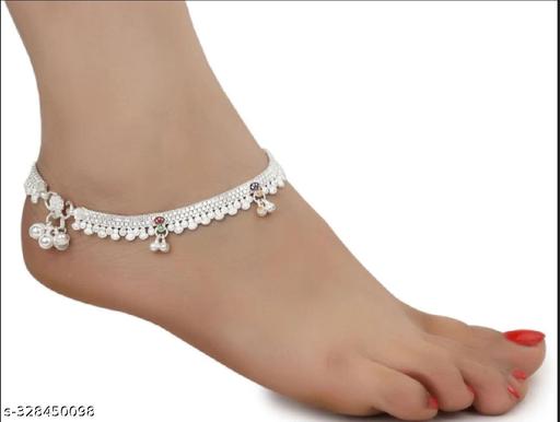 silver anklet payal fansi new design payals for women girls indian trending wear