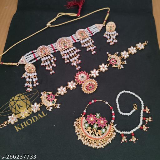 NEW-MAANGTIKA-+-CHOKER-SET-+-NATH-COMBO-JEWELLERY-SET.