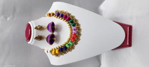 Silk-thread-jewellery-set