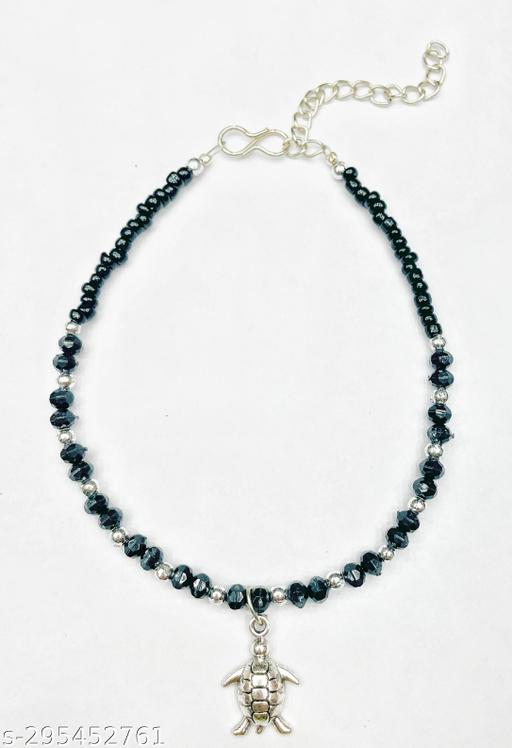 SILVER TOTORISE ANKLETS PACK OF 1