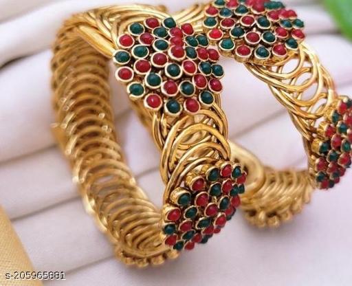ARIHANT CREATIONS BEAUTIFUL NEXT TO REAL GOLD JADAU OPENABLE KADHE